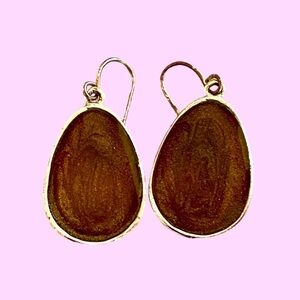 Brown Dangle Earrings